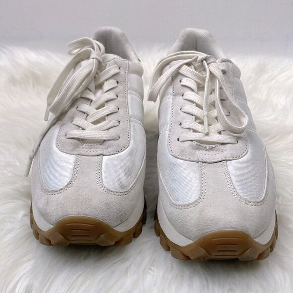H&M | cream white chunky platform sneakers 8.0 - Picture 7 of 7